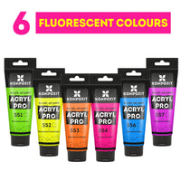Fluorescenční akrylová barva ACRYL PRO ART Kompozit 75 ml