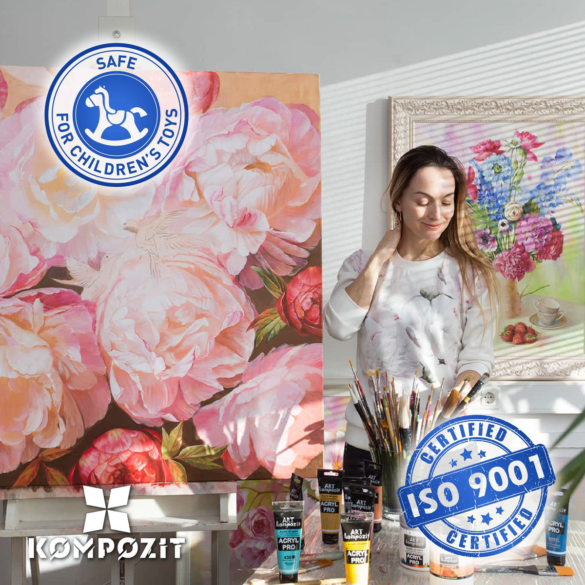 Pastelová akrylová barva ACRYL PRO ART Kompozit 75 ml