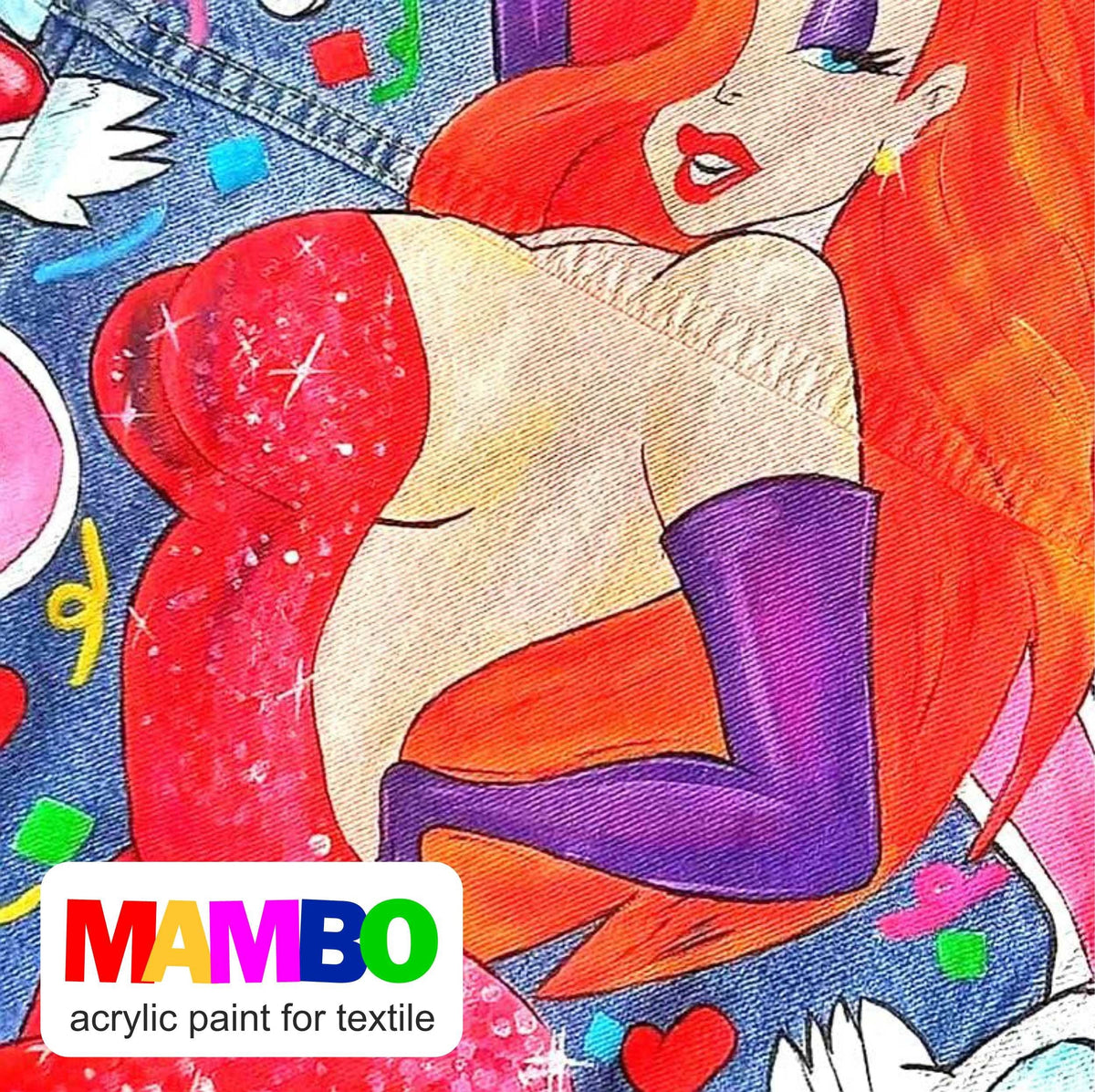 MAMBO Akrylová barva na textil a kůži 50 ml