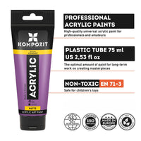 Akrylová barva Kompozit STANDART Fluorescent 75 ml