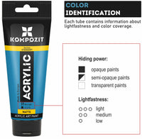 Akrylová barva STANDART Kompozit Metallic 75 ml