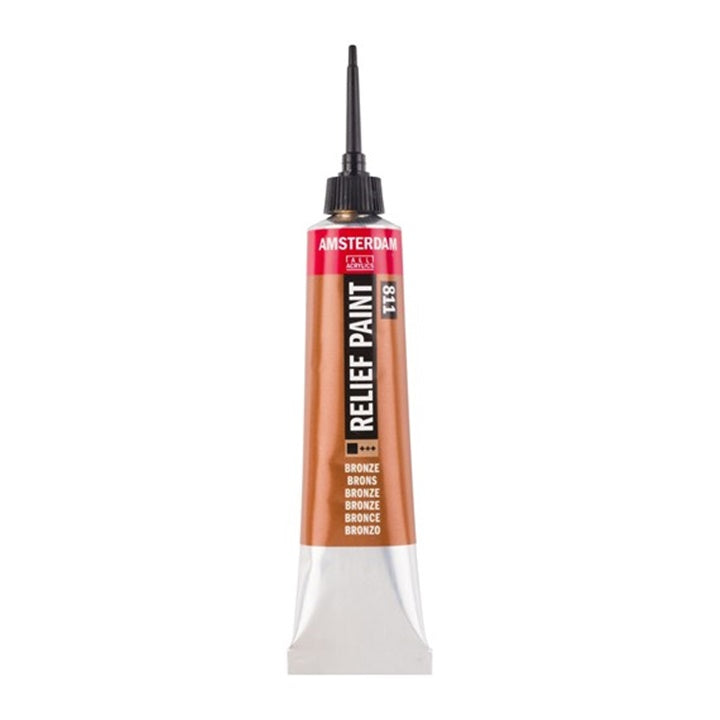 Kontura AMSTERDAM Relief Paint 20 ml – bronzová