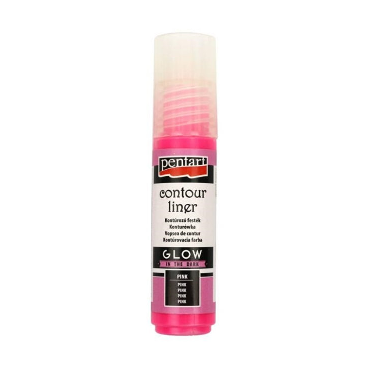Konturová barva Pentart Glow-in-the-Dark 20 ml - Limetková