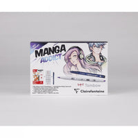 Kreslicí sada na mangu CLAIREFONTAINE Manga Addict Tombow A5 - 50 listů