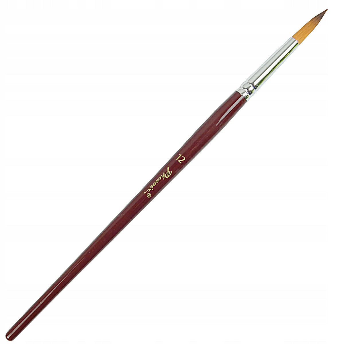 Kulatý štětec Phoenix 6604RS, syntetický, velikosti 0–16 – 12#