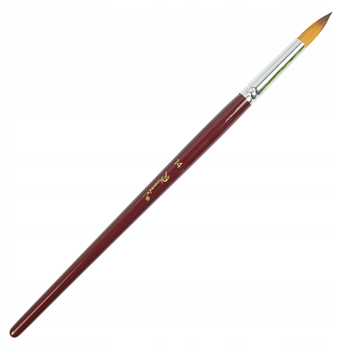 Kulatý štětec Phoenix 6604RS, syntetický, velikosti 0–16 – 14#