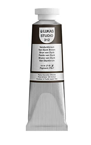 Olejová barva DALER ROWNEY Lukas Studio 37 ml – Van Dyck Brown