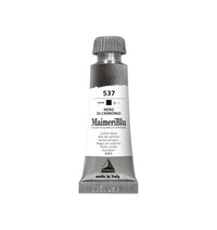Profesionální akvarelová barva MAIMERI Maimeri Blu 12 ml – Uhlíková černá
