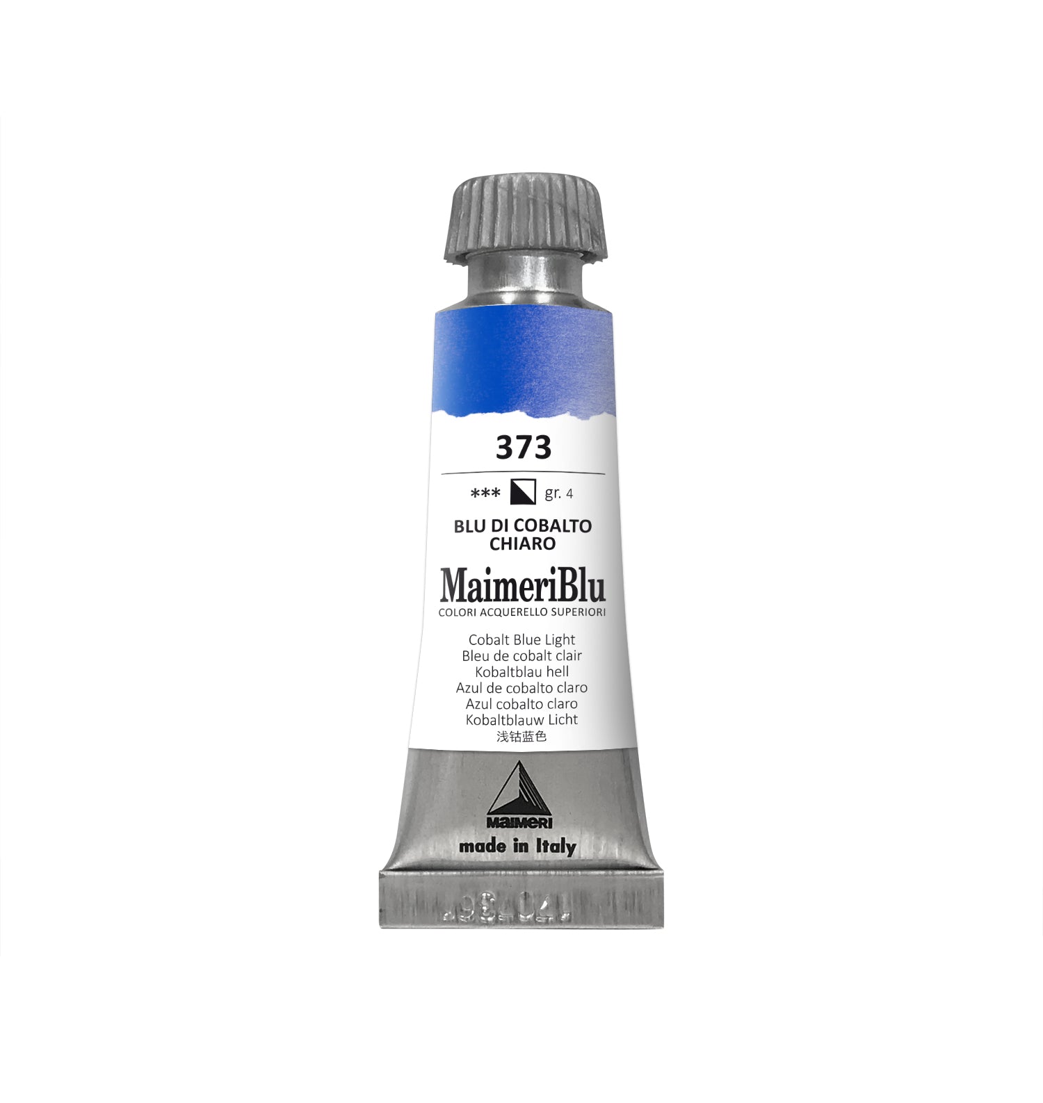 Profesionální akvarelová barva MAIMERI Maimeri Blu 12 ml – Kobaltová modř světlá