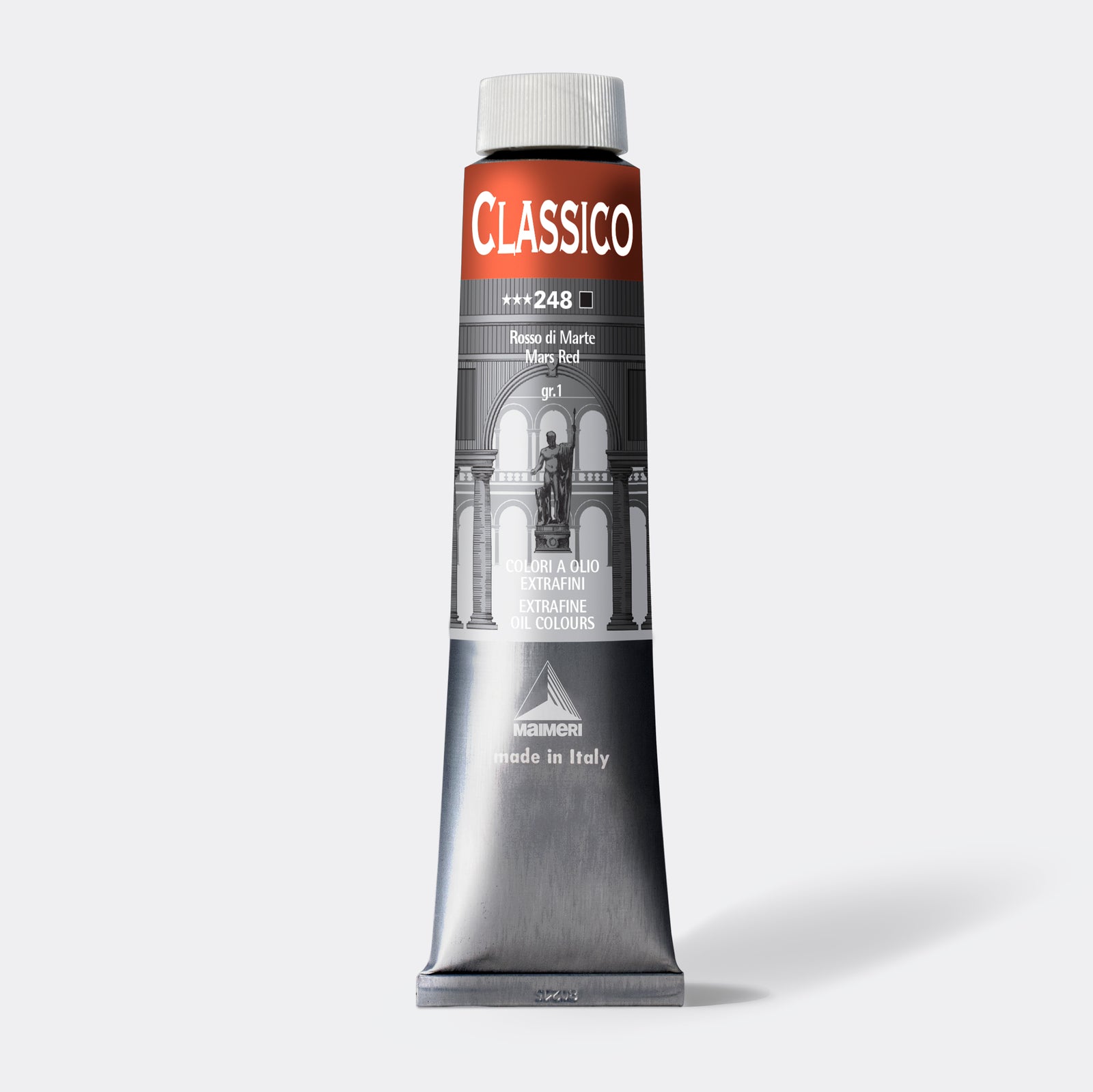 Jemná olejová barva Maimeri Classico 200 ml – Marsova červená