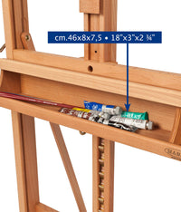 Malířský stojan ateliérový MABEF Workshop - bukové dřevo