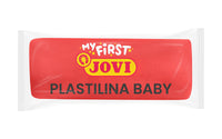 Měkká přírodní plastelína JOVI My First 38 g - červená