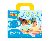 Měkká přírodní plastelína JOVI My First 4 x 38 g