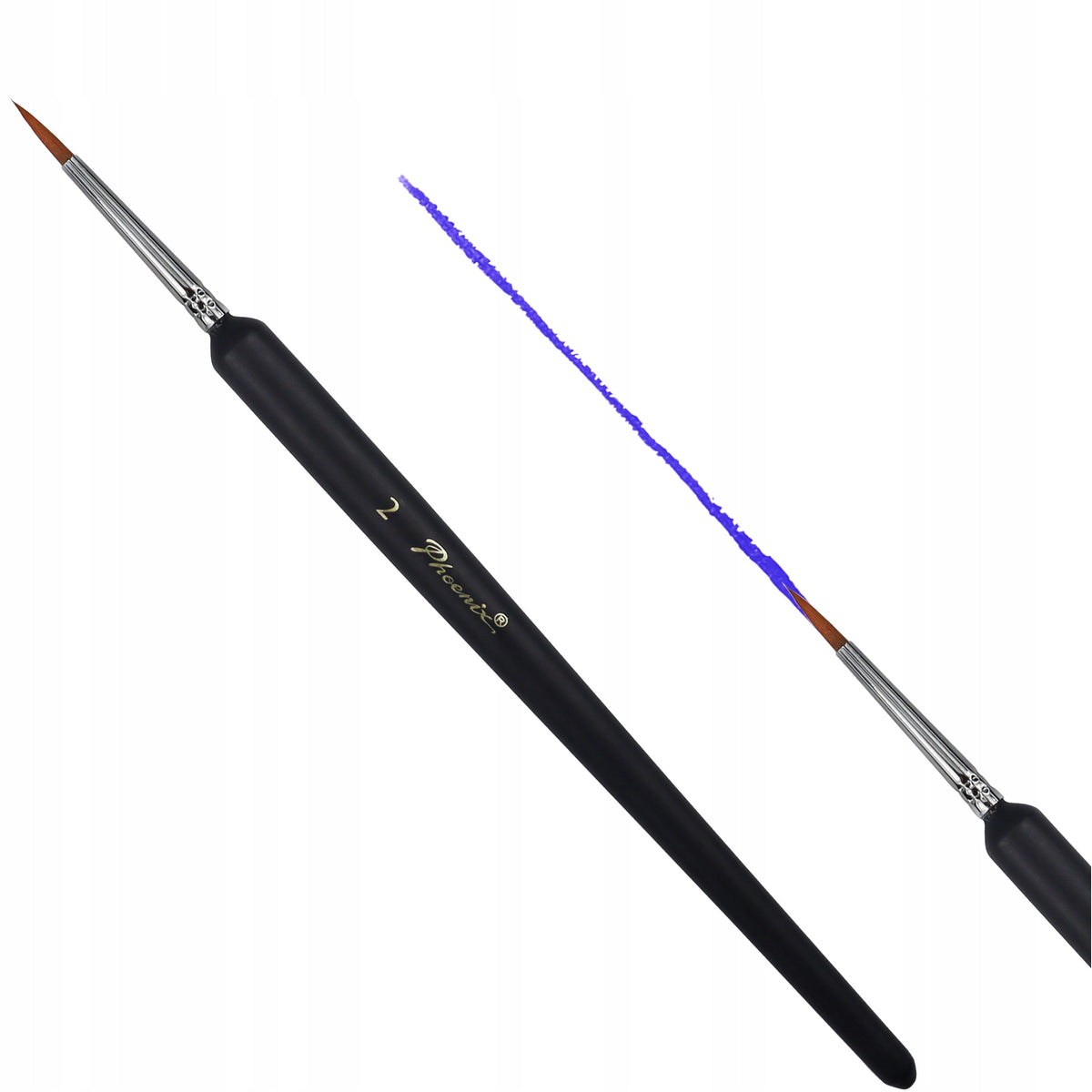 Okrúhlý štětec Phoenix 2305, syntetické štětiny, velikost 00 až 6 – 2#