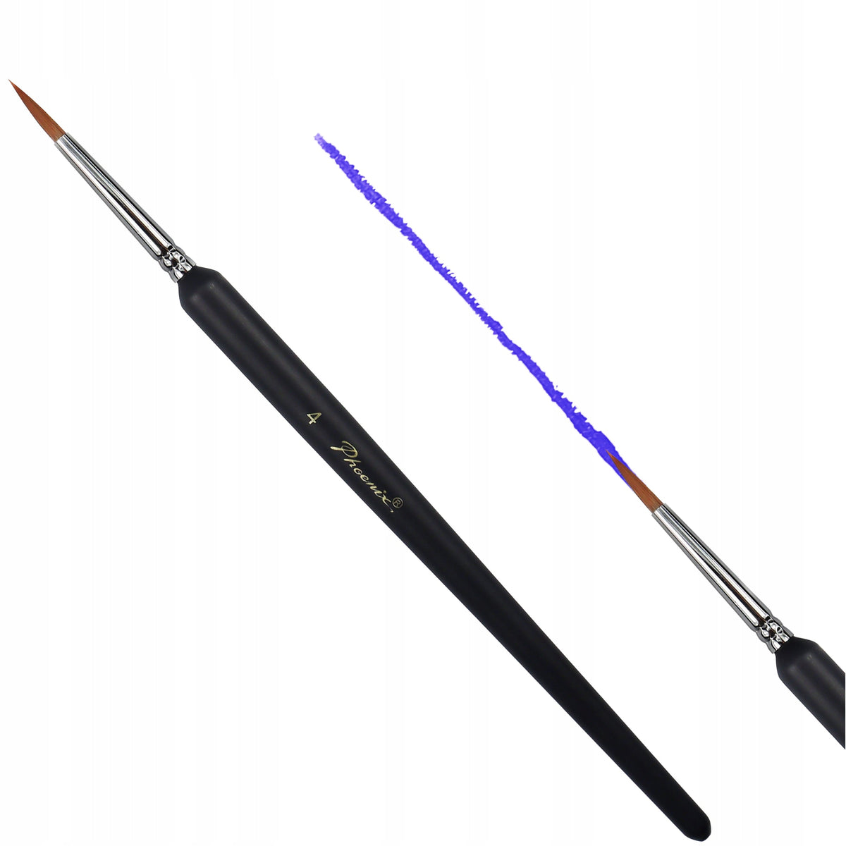 Okrúhlý štětec Phoenix 2305, syntetické štětiny, velikost 00 až 6 – 4#