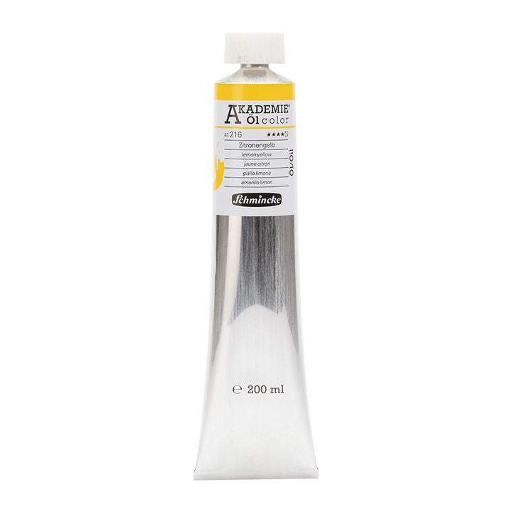 Olejové barvy Schmincke AKADEMIE 200 ml - citrónová žluť