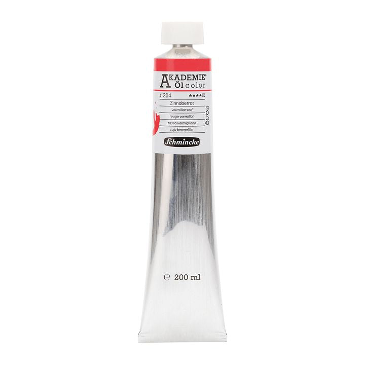 Olejové barvy Schmincke AKADEMIE 200 ml - rumělková červená