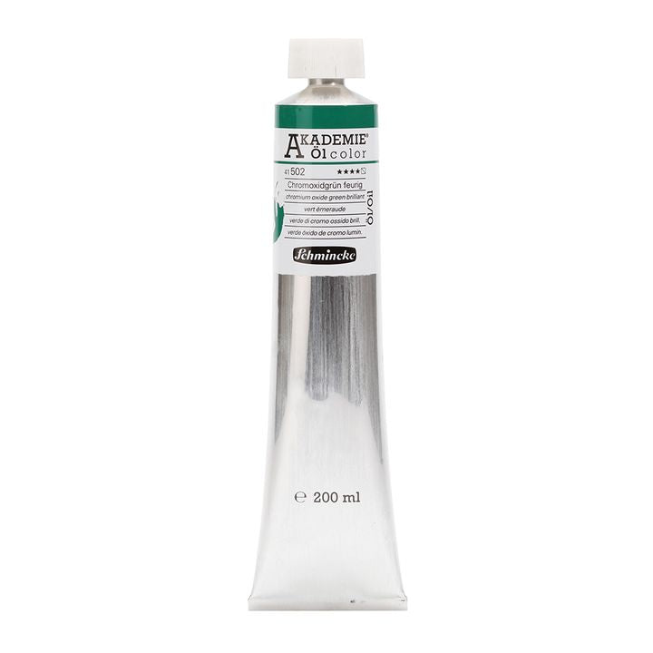 Olejové barvy Schmincke AKADEMIE 200 ml - chromoxid brilantní zelený
