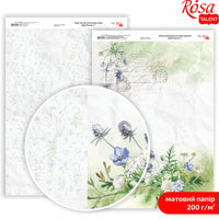 Scrapbookingové papíry Wild Flowers A4 – No. 1