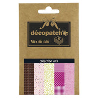 Papíry na decoupage CLAIREFONTAINE Decopatch 30 x 40 cm – kolekce 6 – 20