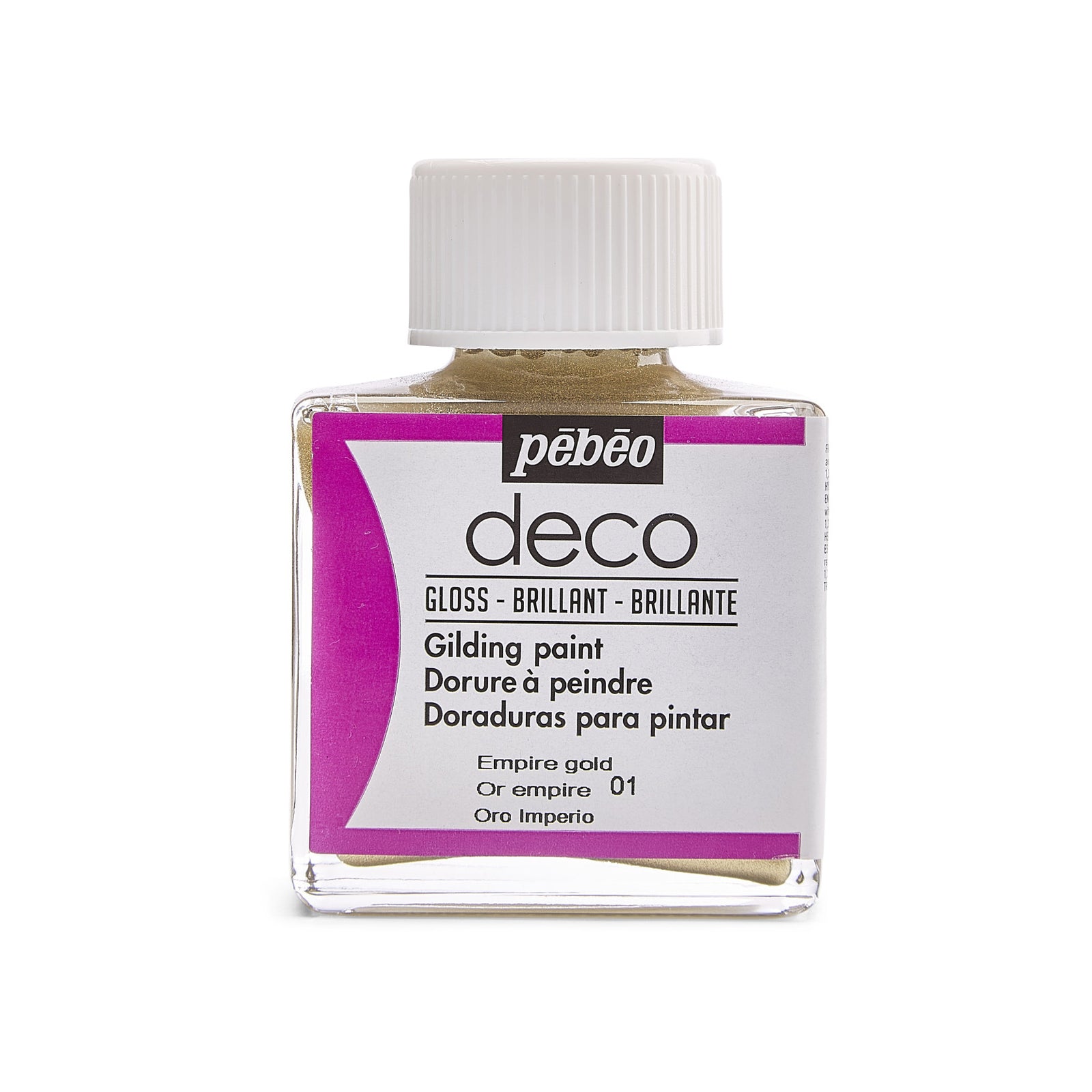 Dekorativní akrylová barva Pebeo Deco lesklá 75 ml - zlatá