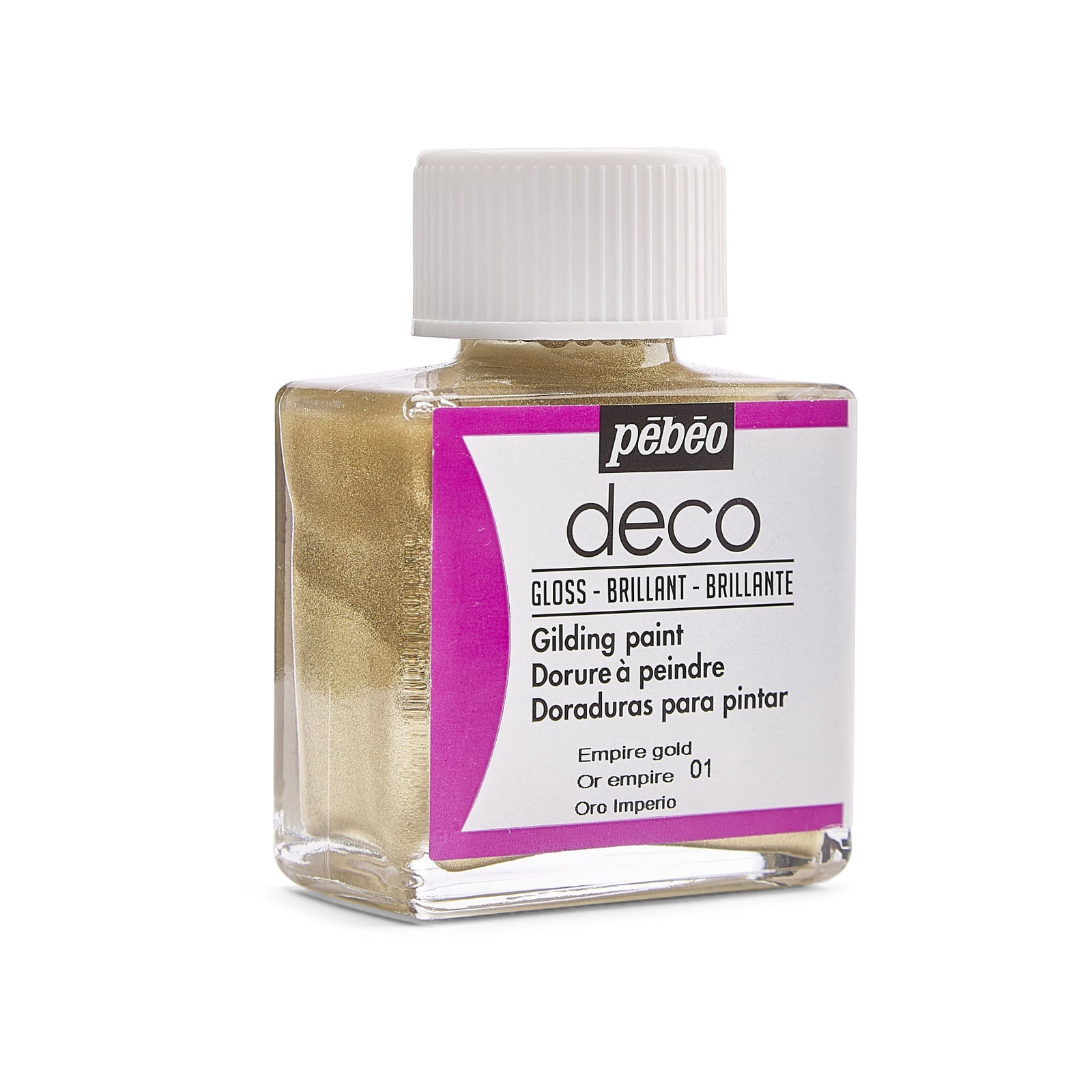 Dekorativní akrylová barva Pebeo Deco lesklá 75 ml - zlatá