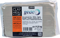 Pebeo Gédéo hrnčířská hlína 5 kg červená – 1500 g biela