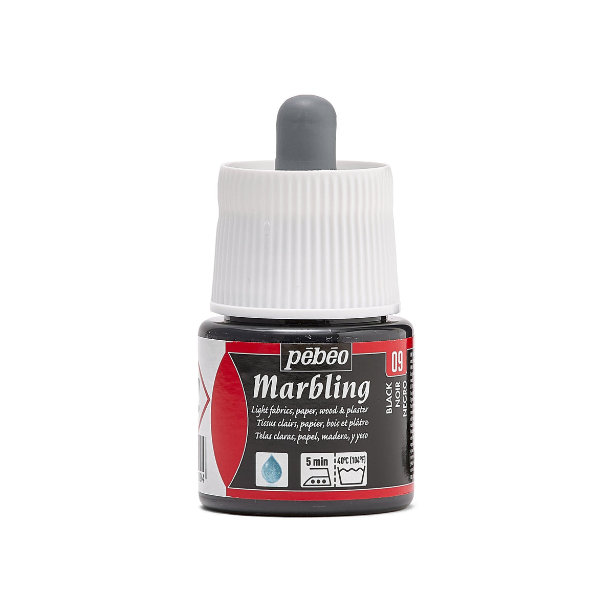 Mramorovací barva Pebeo Marbling 45 ml – Černá