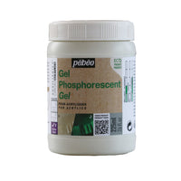 Pebeo Origin fosforeskující akrylový gel 225 ml – zelený