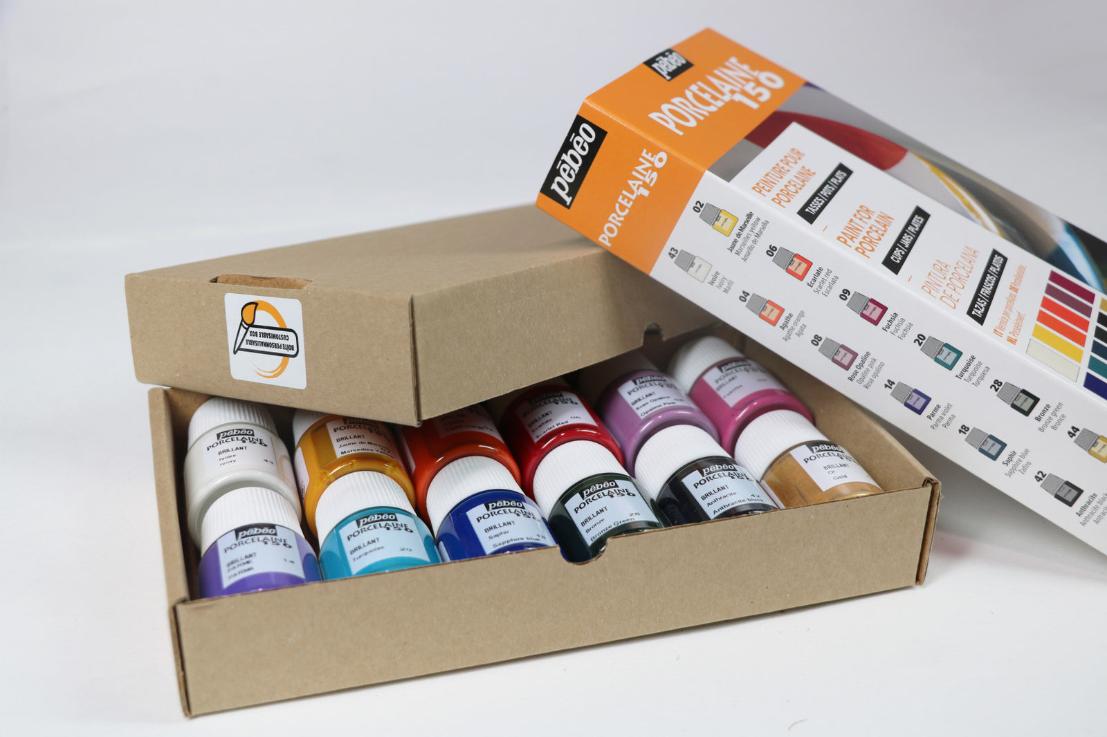 Pebeo Porcelaine 150 sada barev na porcelán 12 x 20 ml Exploration 1