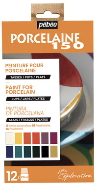 Pebeo Porcelaine 150 sada barev na porcelán 12 x 20 ml Exploration 1