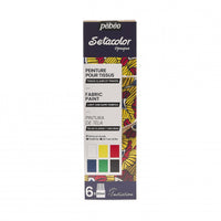 Pebeo Setacolor sada krycích barev na textil 6 x 20 ml