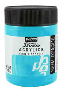Pebeo Studio akrylová barva 500 ml – Duhová modrozelená