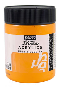 Pebeo Studio akrylová barva 500 ml – Fluorescenční oranžová