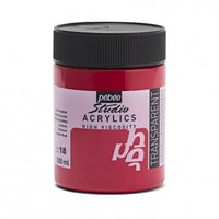 Pebeo Studio akrylová barva 500 ml – Naftol karmínová