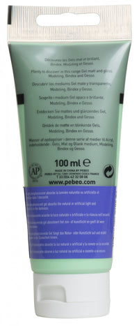 Pebeo Studio akrylový gel 100 ml Phosphorescent Turquoise