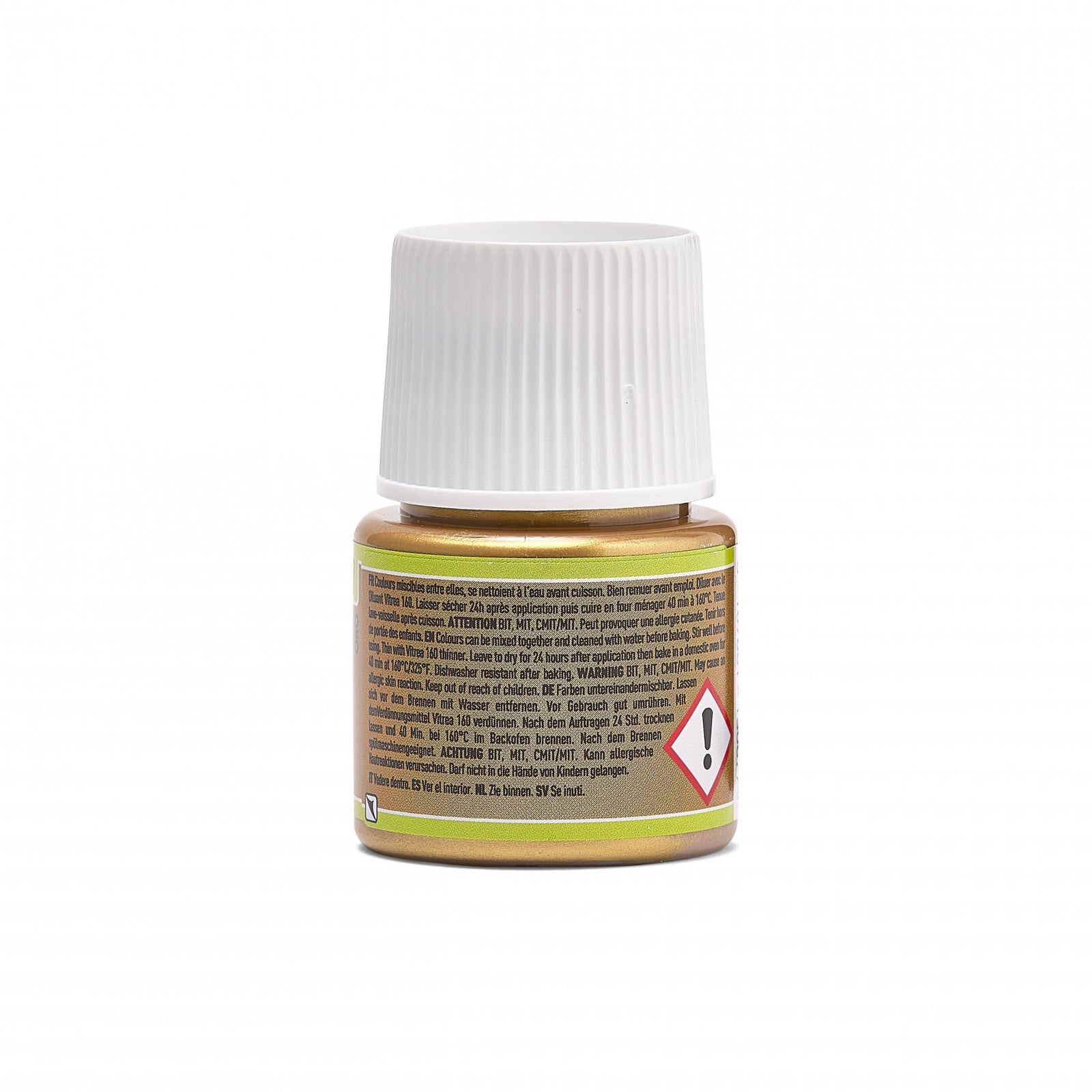 Vitrážová barva na sklo Pebeo Vitrea 160 – 45 ml, Shimmer Gold