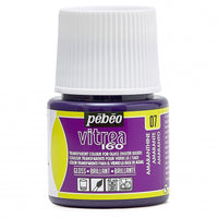 Vitrážová barva na sklo Pebeo Vitrea 160 lesklá 45 ml – Amarantová
