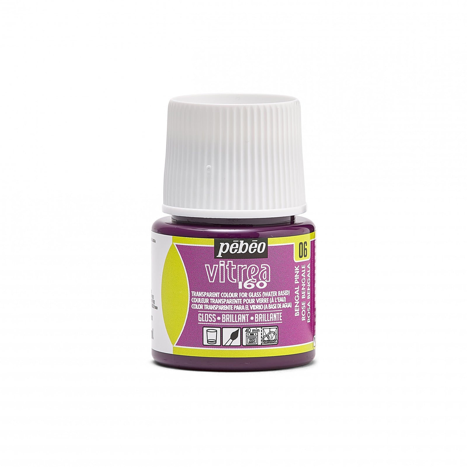 Vitrážová barva na sklo Pebeo Vitrea 160 lesklá 45 ml