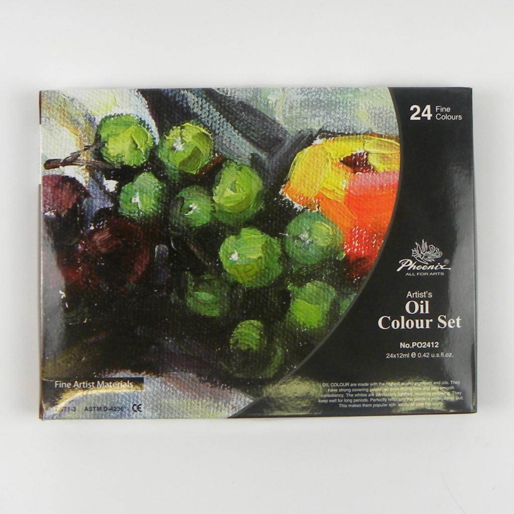 Phoenix – sada olejových barev 12–24 × 12 ml