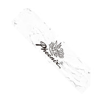 Phoenix šepsované plátno na lepenke ve tvaru srdce 3 mm | 20–50 cm