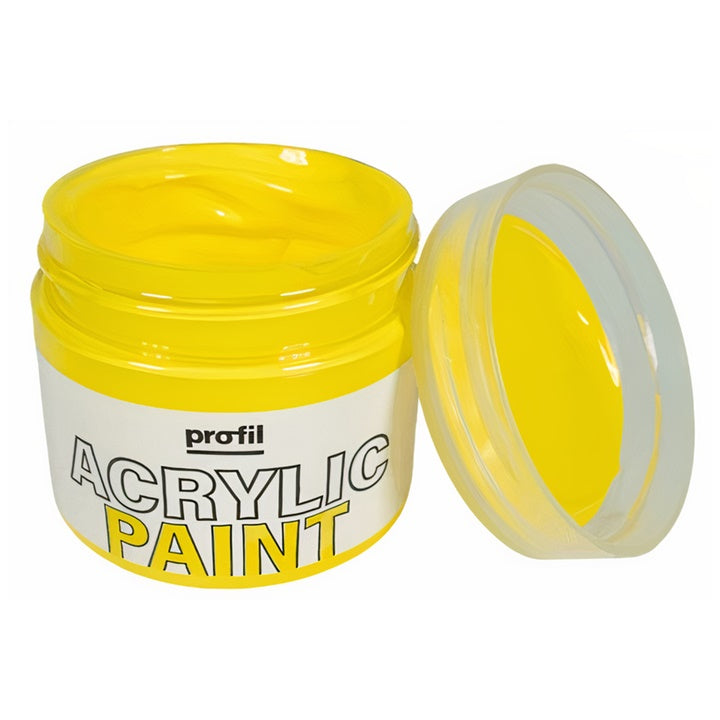 Akrylové barvy Acrylic Paint 50 ml - Profil – fluo žltá