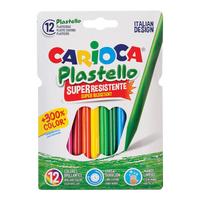 Plastové voskovky Carioca Plastello - 12 ks