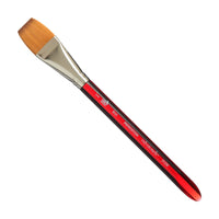 Plochý wash štětec PRINCETON Velvetouch s krátkou násadkou