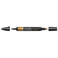 Popisovač Winsor & Newton Promarker Metallic – červená zlatá
