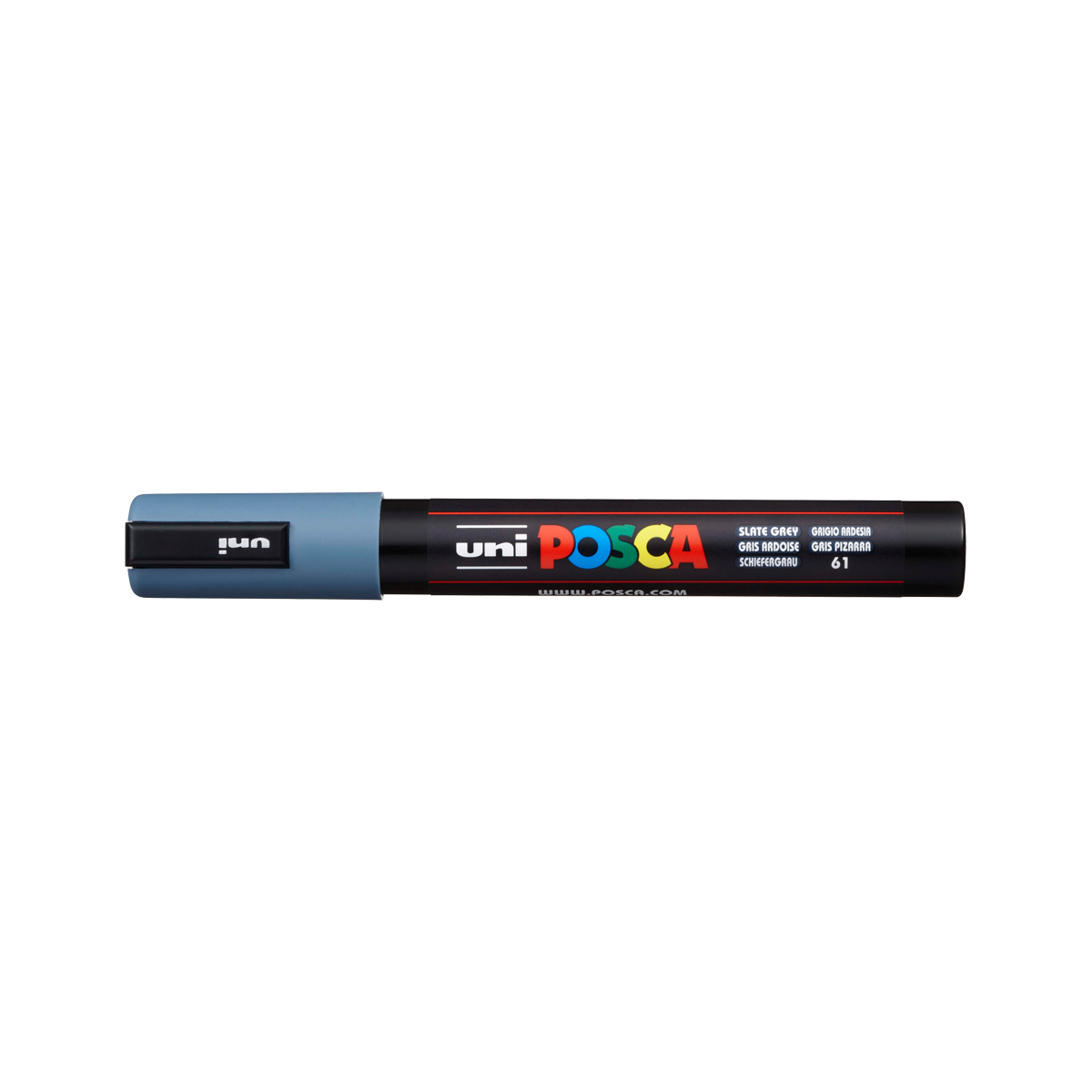 Posca popisovač PC-5M, 1,8 – 2,5 mm, břidlicová