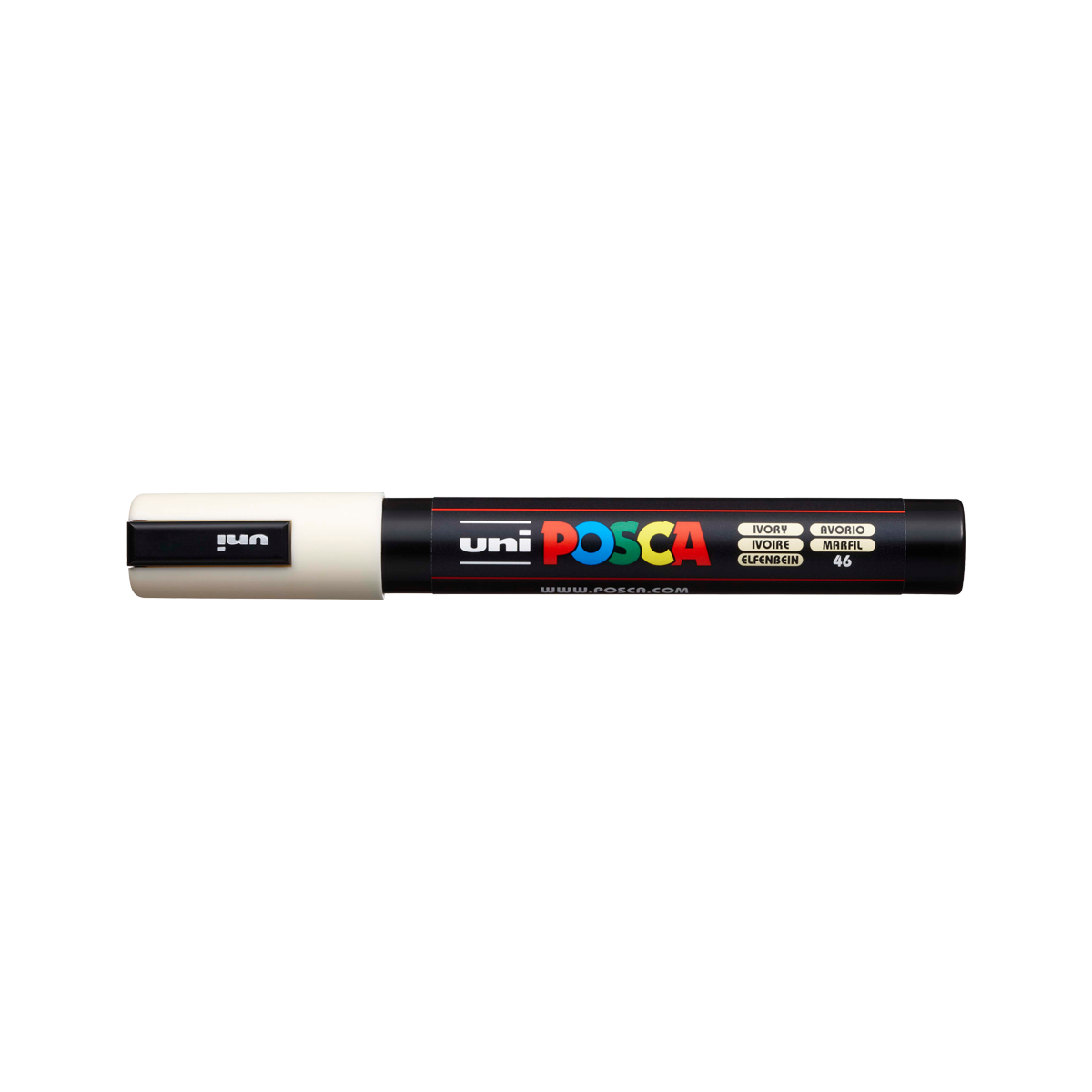 Posca popisovač PC-5M, 1,8 – 2,5 mm, smetanová