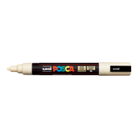 Posca popisovač PC-5M, 1,8 – 2,5 mm, smetanová