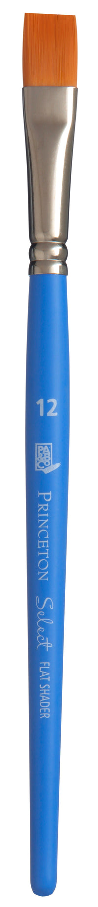Univerzální plochý syntetický štětec PRINCETON Select s krátkou násadou – 12