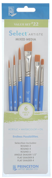 Sada univerzálních štětců PRINCETON Select – 6 ks
